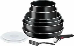 Tefal Easy On Zestaw Naczyń, Aluminium, Czarny, 22/24/26