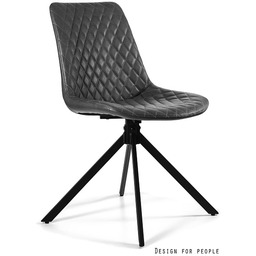 Krzesło obrotowe britta szare unique