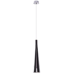 Lampa wisząca szklana chromowana 8cm AZ0998 z serii