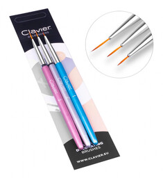 Clavier - Nail Art Decorating Brushes - Zestaw