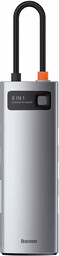 Hub 8w1 Baseus Metal Gleam Series, USB-C