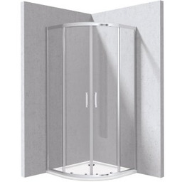 DEANTE Kabina prysznicowa FUNKIA EVO z brodzikiem półokrągła