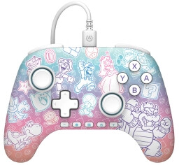 PowerA Advantage Wired Controller Mushroom Kingdom do Nintendo