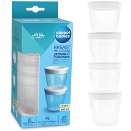 Canpol Pojemniki do przechowywania pokarmu 12/204, 4 sztuki