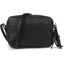 Listonoszka skórzana czarna VERA PELLE C74