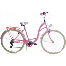 Rower miejski damski z przerzutkami DALLAS BIKE 26