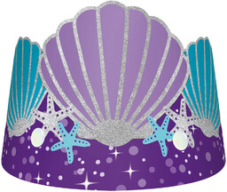 Tiara papierowa Mermaid Wishes - 16 x 12