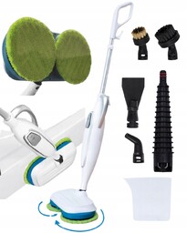 Mop parowy obrotowy Livington Steam Twister Biały Tv
