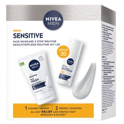 NIVEA MEN Sensitive Routine Set Waschgel & Schützende
