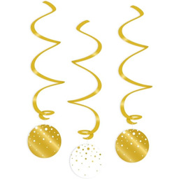 PD-Party - spirale sufitowe na urodziny - dekoracja