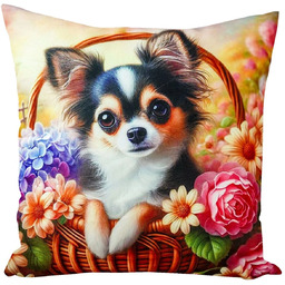 Poszewka welurowa kolorowa w psa JCL-805