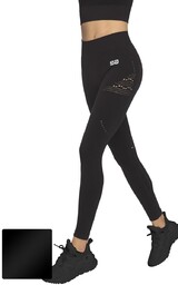 Legginsy sportowe, czarne, Gatta