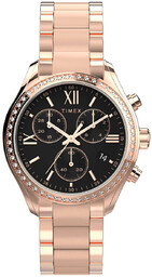 Zegarek Damski Timex TW2W20100 różowe złoto