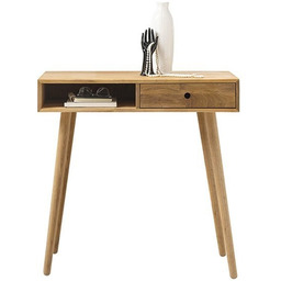 Konsola z szufladą dąb mat 80 cm Huglo