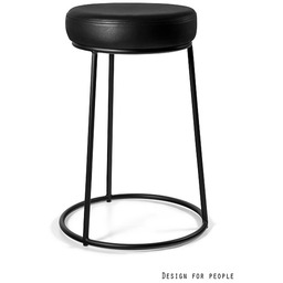 Krzesło barowe / hoker entre czarny unique