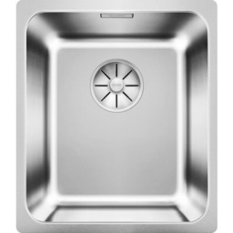 BLANCO Zlewozmywak jednokomorowy Solis 340-U 526115 Stal szczotkowana