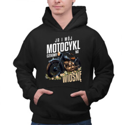 Ja i mój motocykl czekamy na wiosnę -