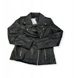 Skórzana kurtka damska ramoneska Real Leather S