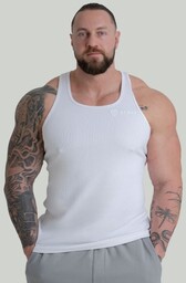 STRIX Tank Top Ribbed White