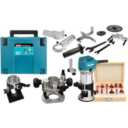 Makita RT0702CX2J Frezarka Krawędziowa 710W W Walizce Makpac+frezy