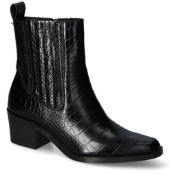 Botki Tamaris 1-25310-43/028 Czarne kroko