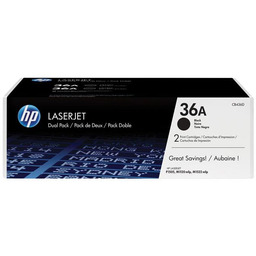 Zestaw dwóch tonerów HP 36A do LaserJet P1505,
