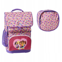 Plecak szkolny jednokomorowy Lego Friends Lego wielokolorowy 20