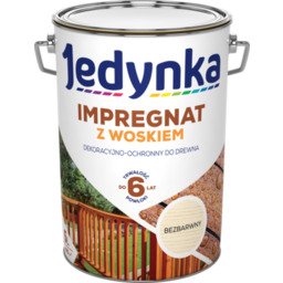 Impregnat do drewna z woskiem Bezbarwny 5 l
