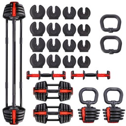 ZESTAW REGULOWANYCH SZTANGIELEK SGR18 PRO SET 41 KG