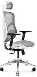 Fotel ergonomiczny Diablo V-Basic biało-szary