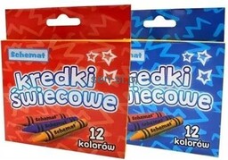 Kredki świecowe - 12 kolorów