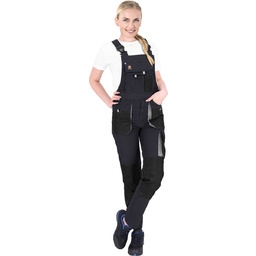 OX-FIO-B - Spodnie ochronne ogrodniczki FIO, damskie -