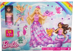 Barbie Dreamtopia Kalendarz Adwentowy, Wielokolorowy, 24 Elementy