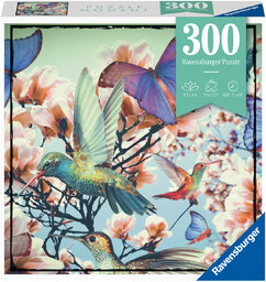 Ravensburger, puzzle, Momenty, Koliber i Motyle, 300 el.