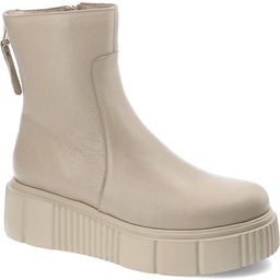 Armodo Beżowe Botki Stylowe Ocieplane Obuwie Damskie