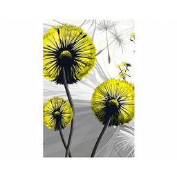 100 70cm Obraz płótno Żółte dmuchawce płótno rama