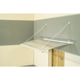 daszek nad drzwiami LANITPLAST TURKUS 140/85 biały LG706