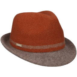 Kapelusz z Sukna Welnianego Sabetha by Seeberger, rdzawy,