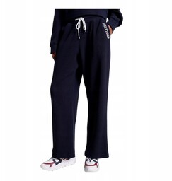 TOMMY HILFIGER SPODNIE DRESOWE DAMSKIE PANT GRANATOWE r.S