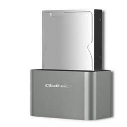 Qoltec Stacja dokująca dysków HDD/SSD 2.5"/3.5" SATA USB