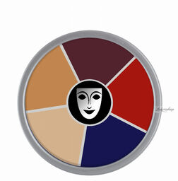KRYOLAN - Supracolor - Rainbow Circle - Tłusta