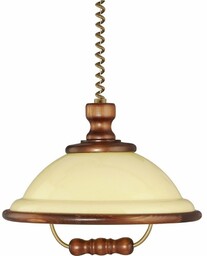 Prezent 73006 Acryl wood wisząca lampa wysuwana, Z54,