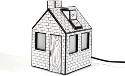 Seletti - On-Off Lampa Stołowa Recycled White/Black