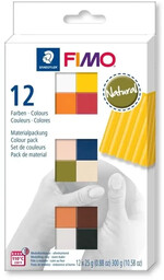 Fimo Soft 12x25g kolory Natural - Staedtler