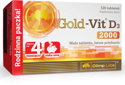 OLIMP Gold-Vit D3 2000 120tabs