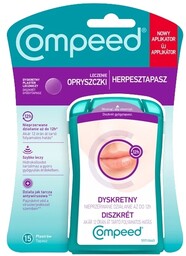 Compeed Dyskretny plaster na opryszczkę x15 sztuk