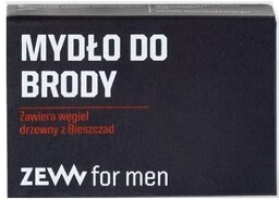 ZEW FOR MEN Mydło do brody zawiera węgiel