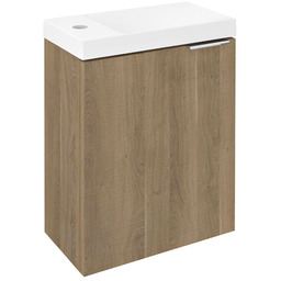 Sapho LT110-2525 LATUS X szafka umywalkowa 394x50x22cm dąb
