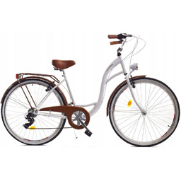 Rower miejski damski z przerzutkami DALLAS BIKE 26
