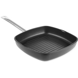 Patelnia tytanowa Ø290 mm nieprzywierająca grillowa kwadratowa Titanium